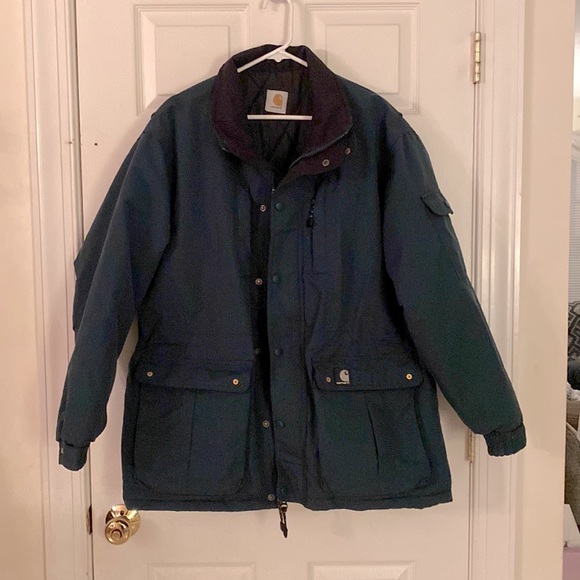 Carhartt Other - Carhartt Mens Insulated Yukon Extremes Loose Fit Coat Jacket XL Forest Green